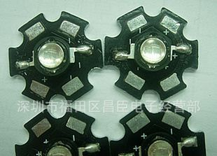 LED紫光 UV LED 大功率3W紫光（两芯）带铝基板 390-405NM