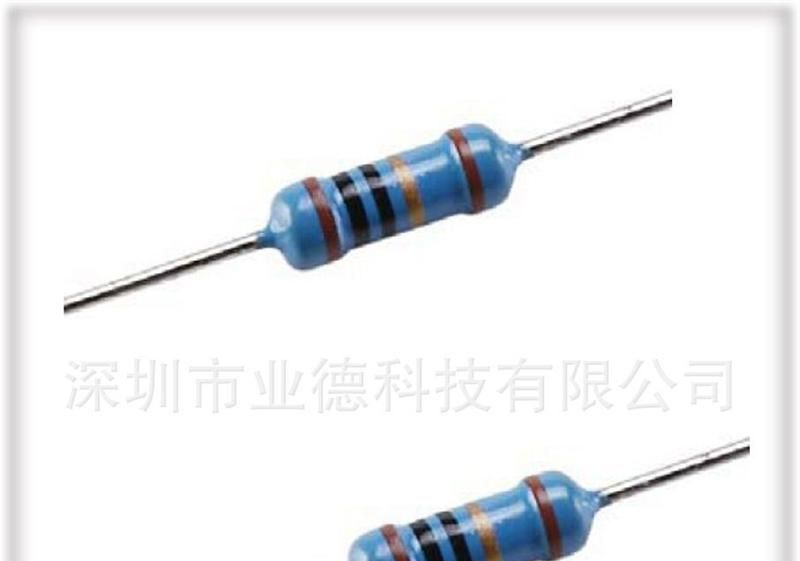 供应:插件电阻;金属膜电阻;薄膜电阻-0923;0.25%;1/2W;1Ω-1MΩ