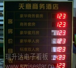 深圳瑞升达生产LED显示看板、车间看板、生产管理控制系统！