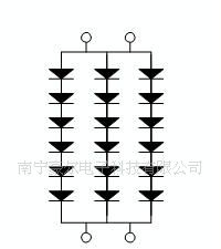 供应LED方形平面管发光块/20*28mm/红黄绿