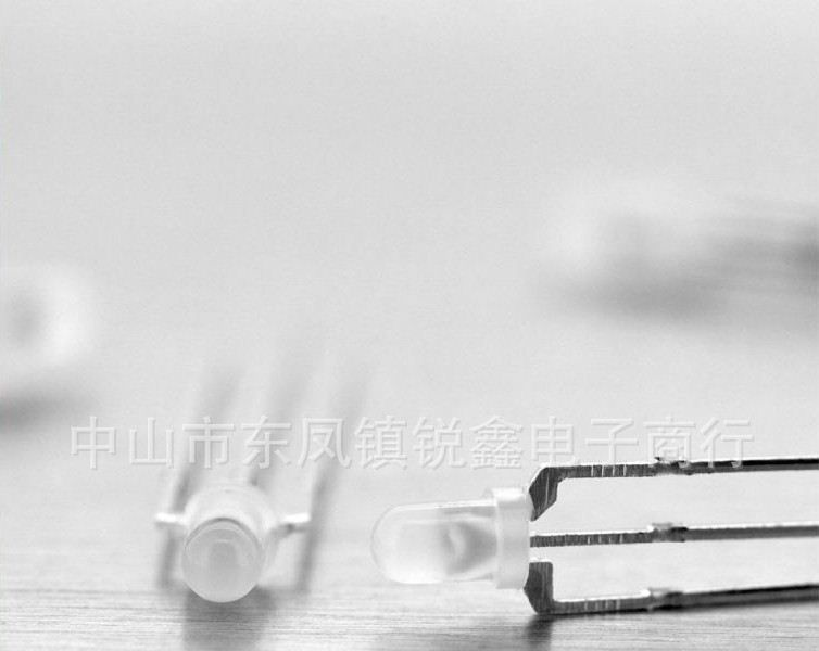 【优势供应】F3mm红蓝共阴（雾状散光）LED双色灯珠