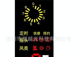 供应订做LED KY4523AS电风光扇彩屏