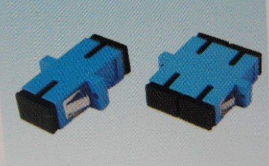 海森电子自主生产SC法兰 光纤适配器 转换器 耦合器 塑料SC法兰