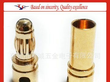 2.0MM 镀金香蕉插头连接器