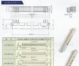 BZ(F48)系列印制板式,高可靠,矩形电连接器