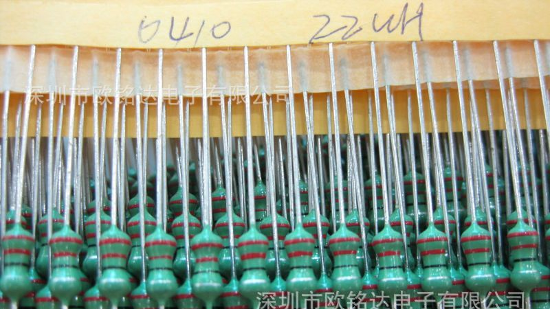 插件色环电感0410 1/2W  22UH(2.7MM*7MM)