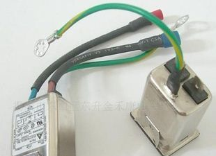 供应台达DELTA电源滤波器电源三插母座