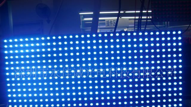 P10白光单元板，P10半户外显示屏，白光走字屏，LED显示屏单元板