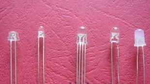 供应5MM蓝白双闪LED发光二极管