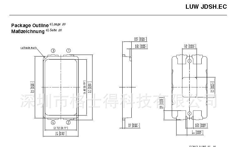 供应OSRAM 欧司朗 5630贴片暖白光LED 球泡灯用 出日本市场