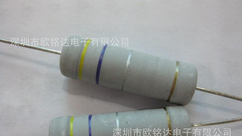 氧化膜电阻5W 5%  0.47R