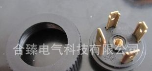 压力传感器插头变送器插头温度传感器插头 圆形底座 螺纹M27*1.5