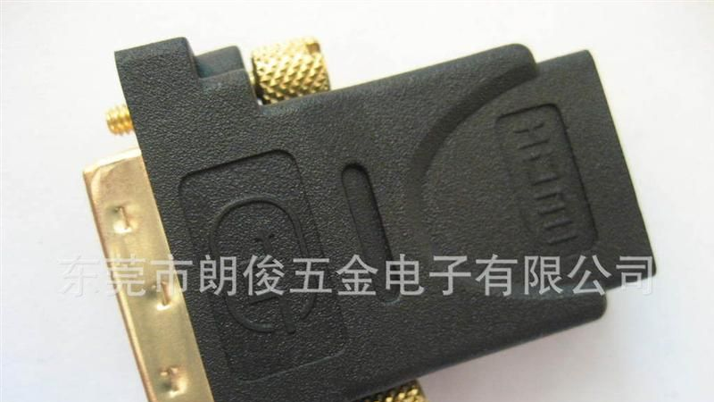 【现货供应】HDMI F-F黑色镀金转接头/180度HDMI转换头
