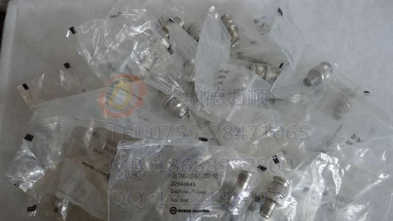 原装现货TNC(M)-TNC(F)微波射频转接器22543649 灏讯huber suhner