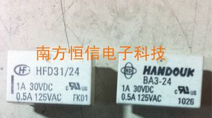 供应继电器BA3-24 HFD31/24 HFD31/24(101)原装全新 质量保证 7天包退换