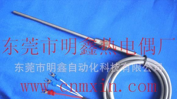 供应PVC材料三芯PT100热电偶温度传感器
