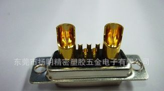 电流连接器厂商7W2  5个细针2大针 7W2母焊线式