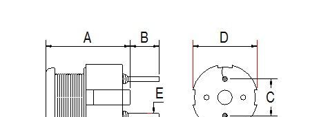立式工字直插电感器