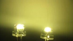 厂家销售草帽LED发光二极管  F5草帽暖白光