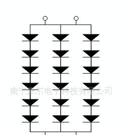 供应LED方形平面管发光块/31*44mm/红黄绿
