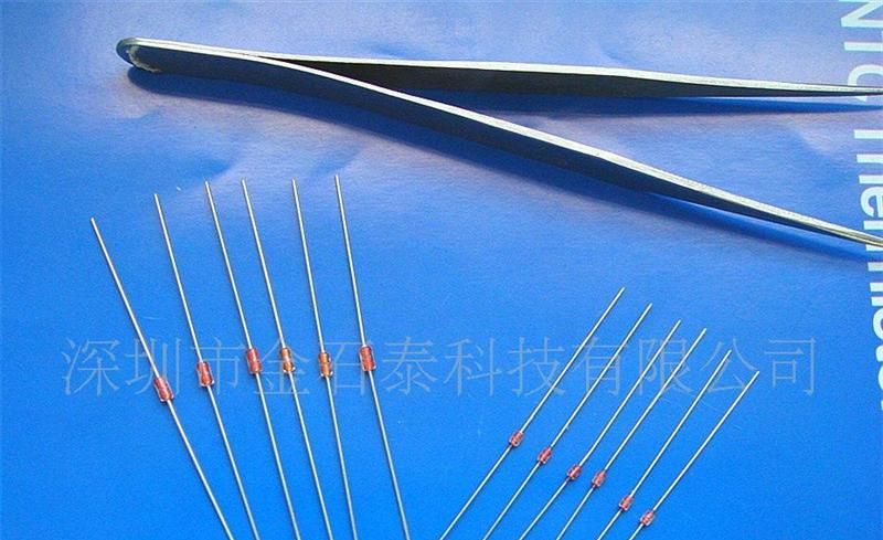 轴向玻封插件NTC热敏电阻，高精度，稳定性强