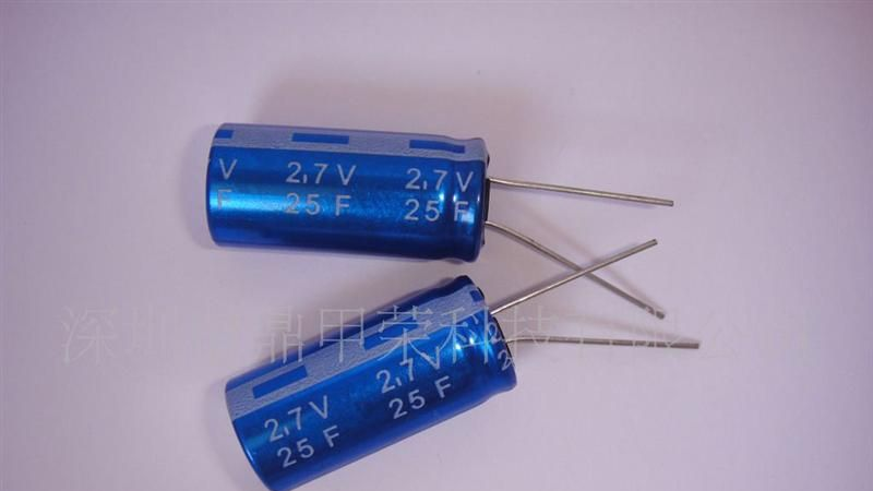 2.7V25F     超级法拉电容器  厂价直销