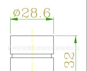 插入式管道流量计用换能器
