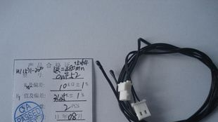 供应加白色端子的NTC温度传感器,使用寿命长