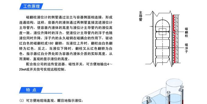 生产磁性浮子液位计(图)