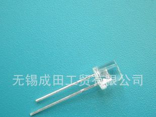 5mm圆柱平头白灯、F5平头白光、平头白光LED发光二极管
