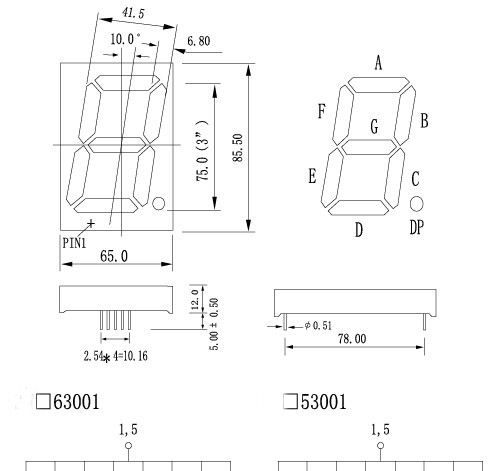 3.0LED数码管