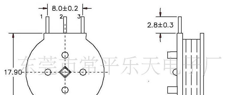 胶木骨架5支脚(5Pin)玩具线圈,时钟,钟表线圈,招财猫线圈，电感