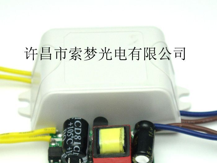 3W LED恒流驱动电源 适用：射灯，球泡灯。