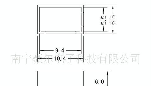 供应LED方形平面管发光块/6*10mm/红黄绿
