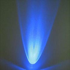 F3圆头有边蓝色LED发光二极管   3mm蓝色led