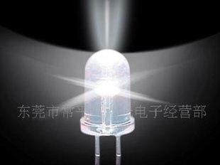 供应LED F5白光 白色发光二极管