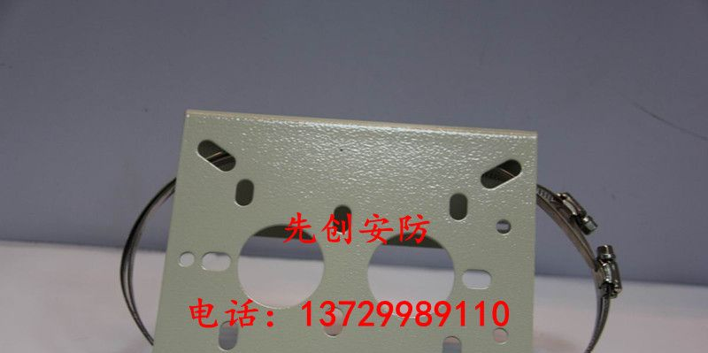 抱箍支架/监控立杆扣环抱箍支架/红外摄像机球机立杆/电线杆专用