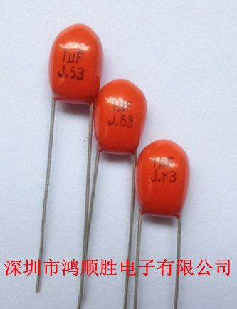 CL21X超小型金属化聚脂膜电容器105J63V,105J100V