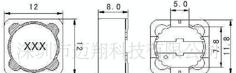 SDRH127贴片电感贴片功率电感6.1uH