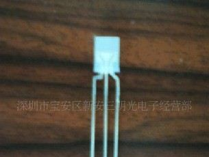 供应方形双色LED灯珠 257红蓝双色共阳三脚直插方灯LED发光二极管