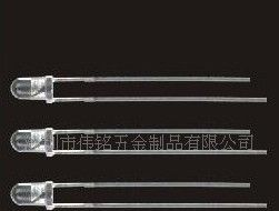 F3长脚白发黄灯/LED3MM圆头黄光二极管/F3有边指示灯