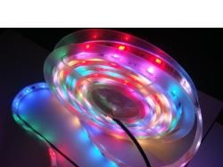 3528一米60灯珠LED软灯条，一米30灯珠软灯带，赤橙黄绿青蓝紫色
