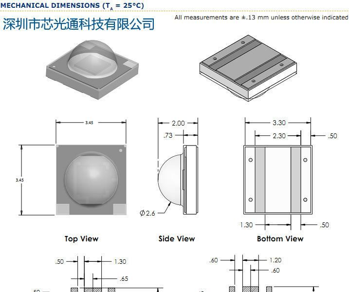 一手货源 CREE科瑞 XP-G CREE-Q5 白光灯珠 大功率led白光灯珠