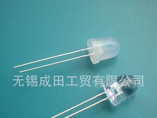 8mm圆头白光灯珠，F8圆头白灯