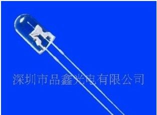 5mm长脚无边白发红光LED3000-4000亮度 红光led f5红光