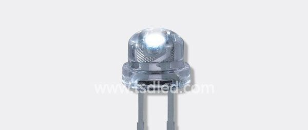 5mm钢盔有边直插LED发光二极管