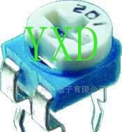 供应蓝白可调电阻RM065-V1 卧式