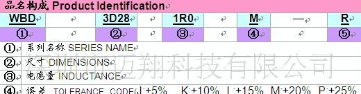 SMD磁罩型功率电感WBD3D28L-150