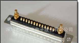 厂商直销 混装D-SUB大电流连接器 27W2公头 母座
