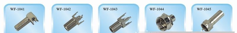 F公头,F母头,F头,F连接器,F直通接头,F connector